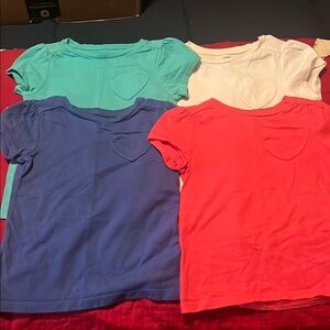 Gymboree Kids Colorful Heart Pocket SS T-Shirts